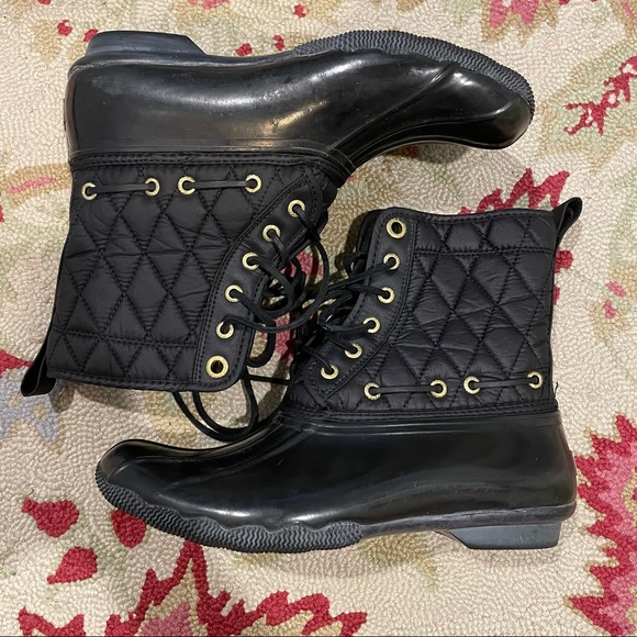 Sperry Top Sider Quilt Rain Boots 8.5 - Picture 2 of 9